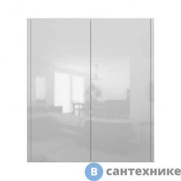 картинка Шкаф АМ.РМ Func M8FCH0602WG, с полками 60 см (В 700мм), белый глянец