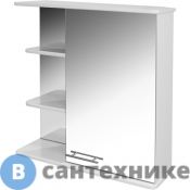 Шкаф Mixline МИЛОРА  65 навесной зеркальный белый (529465)