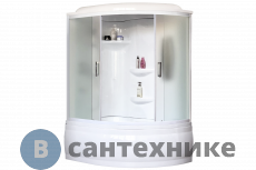 Душевая кабина Royal Bath RB 150ALP-C (матовое) левая без гидромассажа (RB150ALP-C-L/b/g)