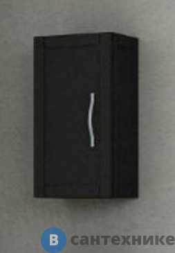 картинка Шкафчик Cezares TIFFANY 54961 подвесной с одной распашной дверцей, реверсивный Nero grafite (34x32x59)