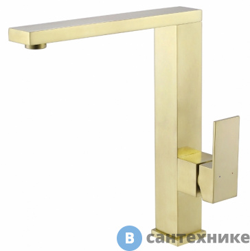 картинка Смеситель ABBER Daheim AF8214G для кухни, золото матовое