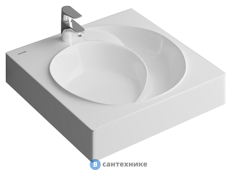 Раковина Grossman NEO 60 см (600*598*110) на стиральную машину (2606001)