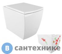 Унитаз подвесной Arcus G-050 белый DW (без сиденья)