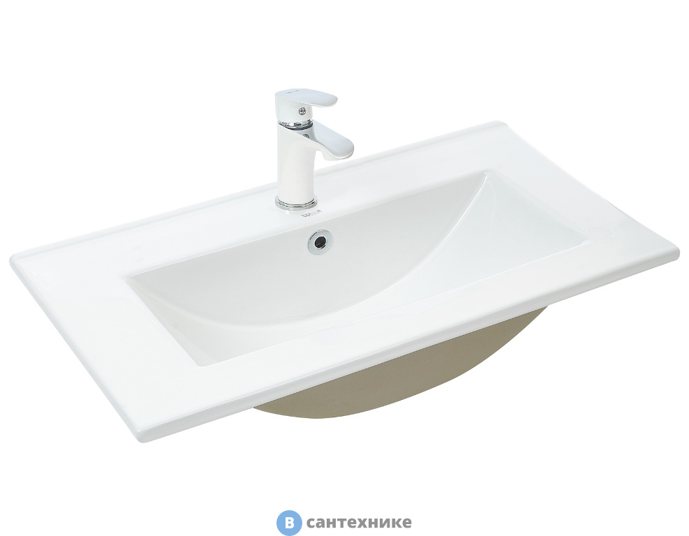 Раковина WELTWASSER DEILBACH 7517- 50 врезная (515х395х175)