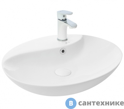 картинка Раковина WELTWASSER ELBACH 1147 накладная (550х460х125)