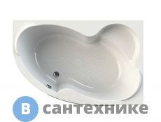 Акриловая ванна Vannesa Ирма 149х96 каркас, правая (2-01-0-2-1-216), без сифона