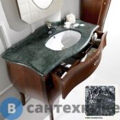Столешница Cezares TULIP мраморная TULIPTOP123MARQ, Nero Marquinia 1200x500x20
