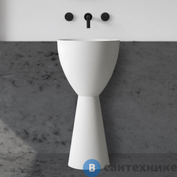 картинка Раковина ABBER Stein AS2507 отдельностоящая белая матовая