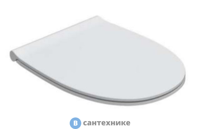 Сиденье GLOBO 4ALL для унитаза быстросъемное (микролифт), цвет белый/шарниры хром (MDR20BI)