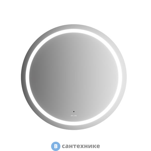 Зеркало AM.PM M85AMOX0651WG с контурной LED-подсветкой, ИК- сенсором, круглое, 65 см