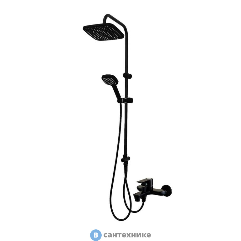 Душевая система Orange Aristo M19-944b чёрный матовый