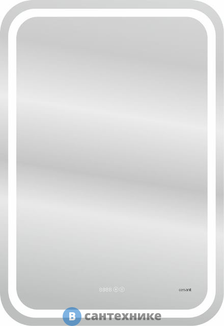 Зеркало Cersanit LED 050 pro 55*80, с подсветкой, антизапотевание, смена цвета холод. (KN-LU-LED050*55-p-Os)