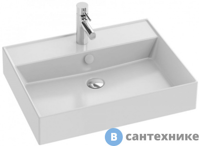 картинка Раковина Jacob Delafon VIVIENNE EXBH112-00 керамическая 60х46 см, белая