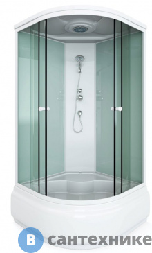 картинка Душевая кабина Arcus S-23 (100x100) матовое. стекло, высокий поддон