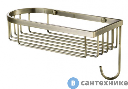 картинка Полка с крючком Timo Nelson 160080/02 antique