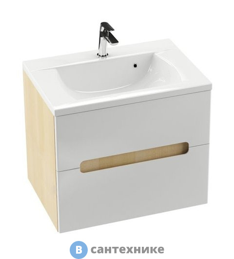 Тумба под раковину Ravak SD 600 CLASSIC II береза/белая (X000000903)