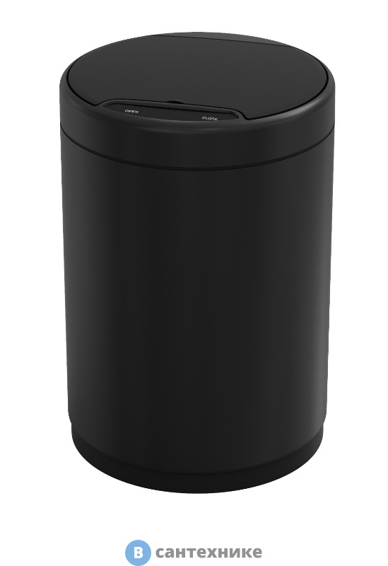 Ведро WELTWASSER WW KIDY BL 12L Матовый черный