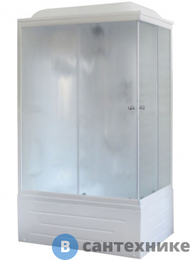 картинка Душевая кабина Royal Bath RB 8100BP1-M L 1000x800x2170 (матовое)