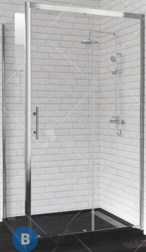 картинка Душевой уголок RGW PA-145 80*140*185 прямоуг./хром/прозрачное/6 мм (020814584-11) без поддона