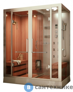 картинка Душевая кабина Frank F-907 L (финская сауна)