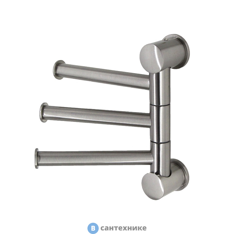 Держатель WasserKRAFT K-1053NICKEL полотенец тройной