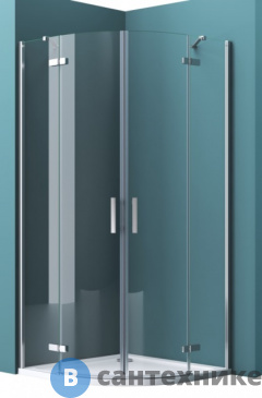 картинка Душевой уголок BelBagno KRAFT-R-2-100-C-Cr без поддона