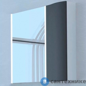 картинка Зеркало-шкаф Акватон Ондина 80 графит (1A183502ODG20)