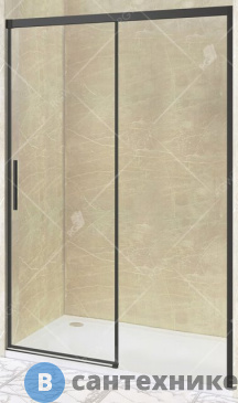 картинка Душевая дверь RGW LE-12-B 120*195 чёрный/прозрачное/6 мм (34121212-14)