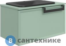 Тумба с раковиной Belinza Enrika 85 зеленая (572964)
