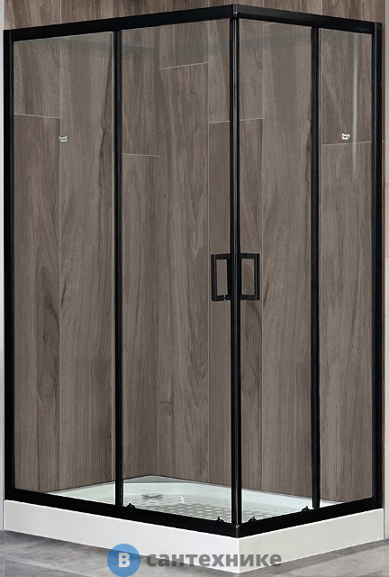 Душевой уголок Royal Bath RB 8120HP-T-BL L 1200x800x2000 (прозрачное) (RB8120HP-T-BL-L)