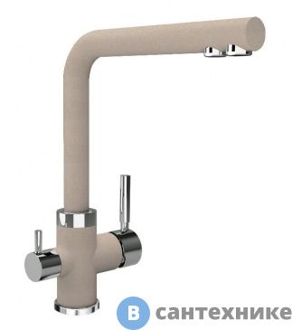 картинка Смеситель Flortek АРЕС FK бежевый (ARES FK, Beige) (334.19H.2123.104)