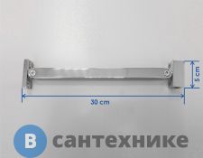Фиксатор WasserKRAFT D162 для стеклянной шторки Berkel 48P01-80