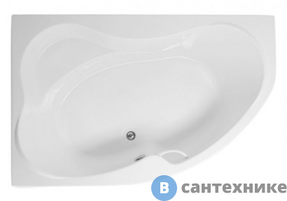 картинка Акриловая ванна Aquanet CAPRI 170*110 L к/с26 (205345)