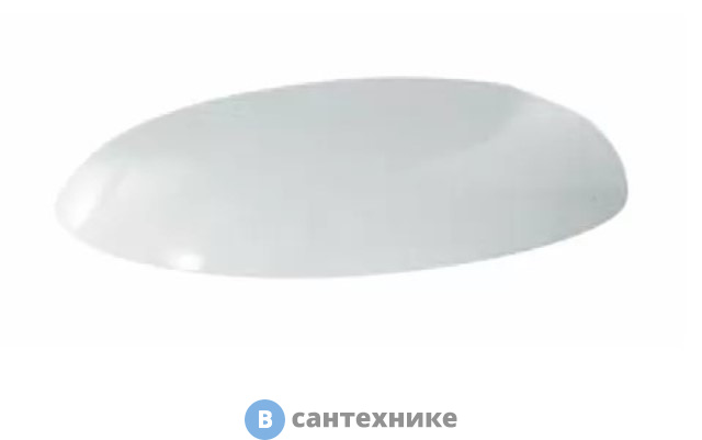 Сиденье AZZURRA CLAS для унитаза 56см и моноблока, цвет белый с шарнирами хром (микролифт) (CLA 1800/F bi/cr)