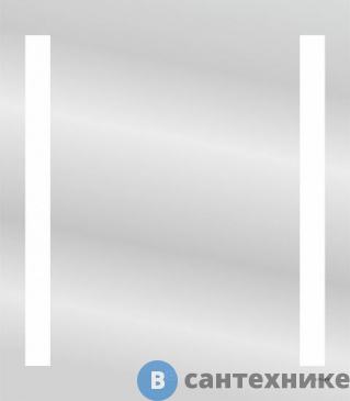 картинка Зеркало Cersanit LED 020 base 70*80, с подсветкой (KN-LU-LED020*70-b-Os)
