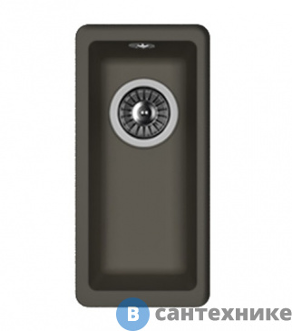 картинка Кухонная мойка FLORENTINA Вега 160, антрацит FS (22.300.00160.302)