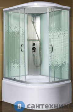 картинка Душевая кабина МОНОМАХ XL 120/80/44 МЗ L с поддоном (10000012121)