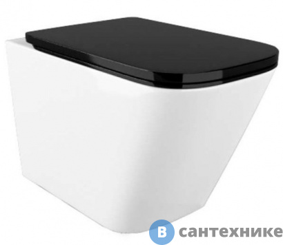 картинка Унитаз подвесной Arcus KB-303 (сиденье черное дюропласт)