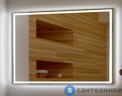 картинка Зеркало с подсветкой Art & MAX Monza 1000x800 AM-Mon-1000-800-DS-F