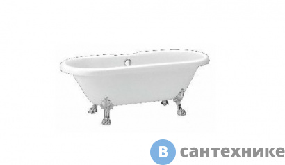 картинка Акриловая ванна BelBagno BB21 овальная