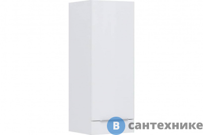 картинка Шкаф-пенал Aquanet Ирис new 30 белый глянец (310155)