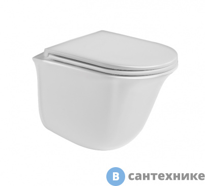 картинка Унитаз с инсталляцией WELTWASSER и кнопкой смыва (MARBERG 410 + TELBACH 004 GL-WT + MAR 410 SE GL-WT)