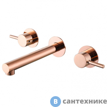 картинка Смеситель ABBER Emotion AF88121RG скрытого монтажа для раковины, розовое золото