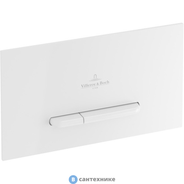 Клавиша смыва Villeroy & Boch 92218068 ViConnect, белая клавиша