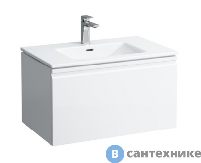 картинка Тумба с раковиной Laufen PRO S 8.6096.4.475.104.1 /80х50х44/ (бел.глянц)