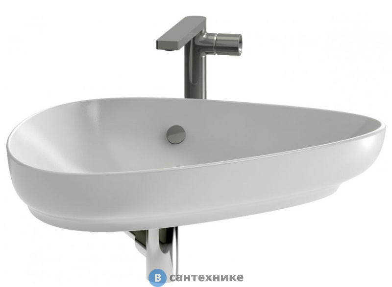 Раковина Jacob Delafon NOUVELLE VAGUE EVI102-00 на столешницу /56х40/ (белый)