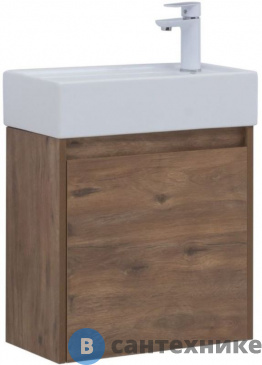 картинка Тумба под раковину Aquanet Nova Lite 50 1 дв. дуб рустикальный (298855)