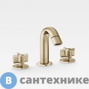 Смеситель Armani Roca BAIA для биде на 3 отверстия, с хромированным донным клапаном, Greige (7.5A71.7.6VC.0)