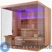 Финская сауна Frank F857 (кедр) (печь Сфера 7 кВт+80 кг камней) 170х150x210 см