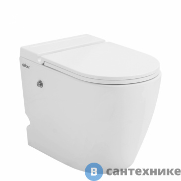 картинка Унитаз приставной ABBER Bequem AC1115P белый с импульсным смывом